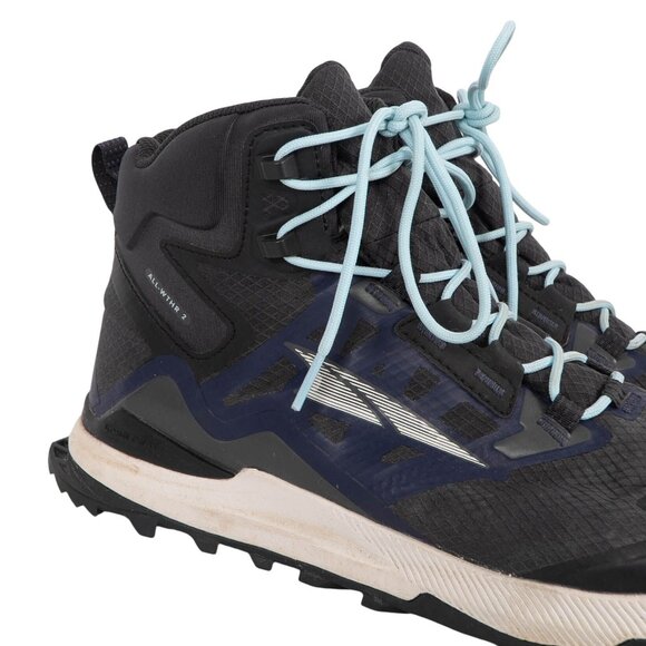 Altra Lone Peak All Wthr 2 W 9.5 Trail Running Shoes AL0A7R7J000 Blue Gray Boots - Picture 2 of 8